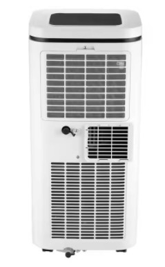 115V 10000 BTU/H রেফ্রিজারেন্ট R32 বাষ্পীভবন মোবাইল এয়ার কন্ডিশনার টাচ স্ক্রিন ফ্রন্ট সেন্স লাইট